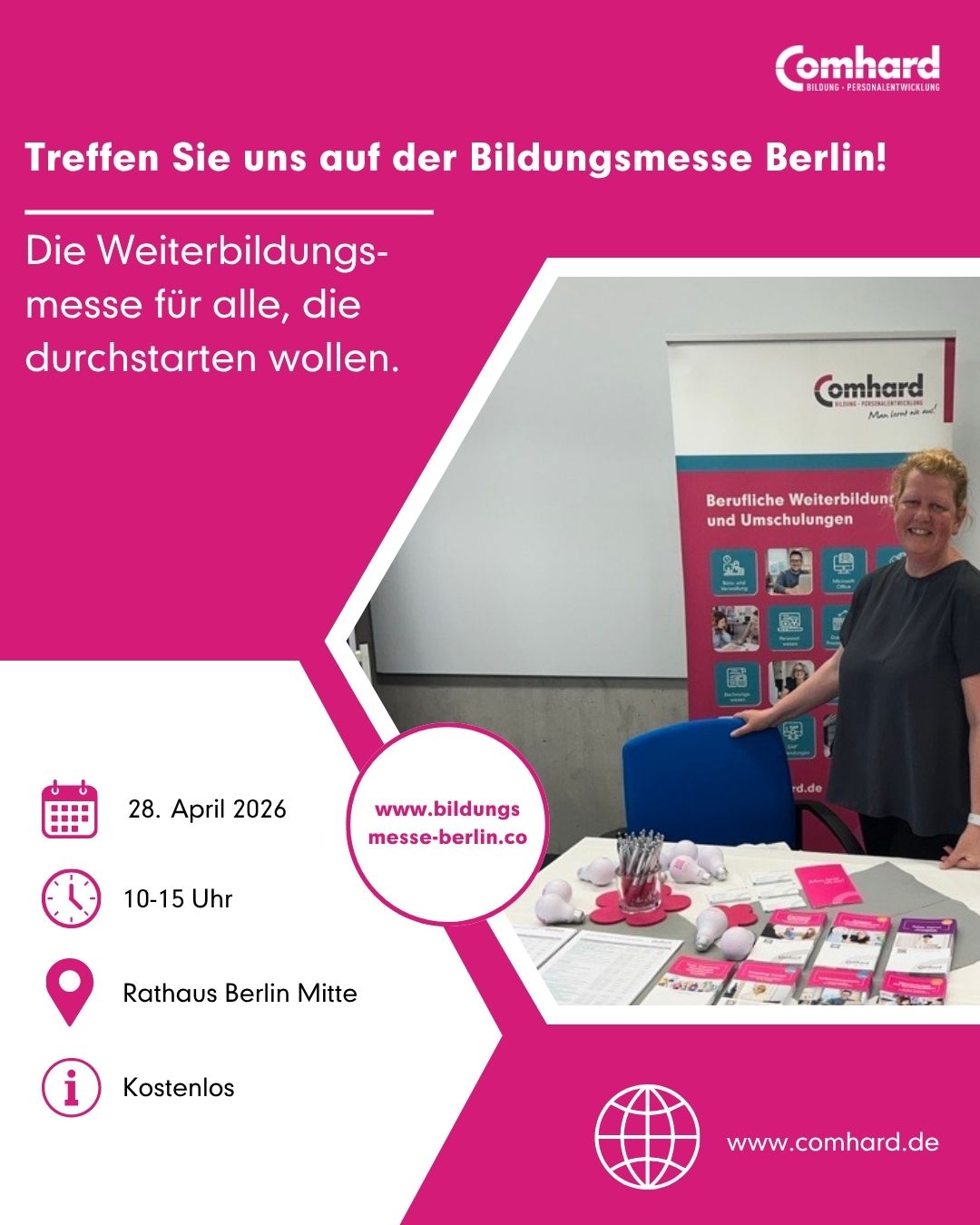 Treffen Sie uns auf der Bildungsmesse Berlin